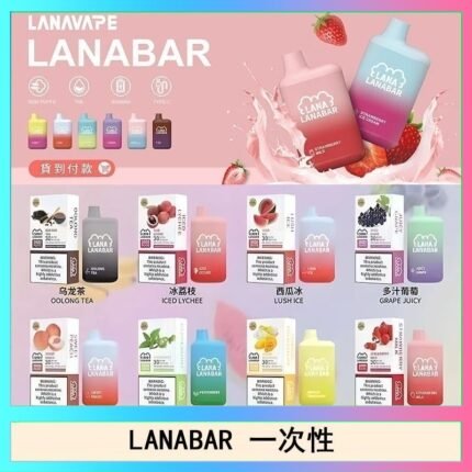 LANA BAR可充电一次性電子煙霧化5000口(3.0%)